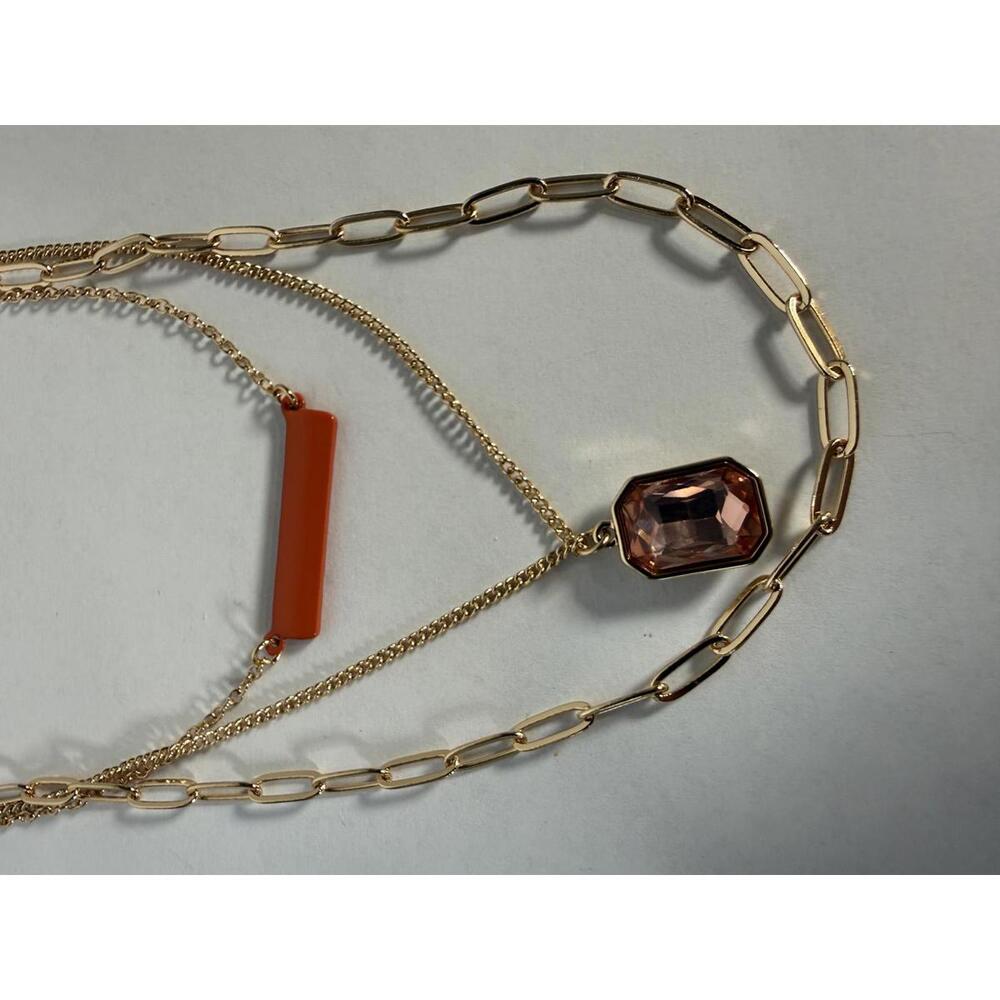 NWT Laundry by Shelli Segal Gold-Tone Multi-Layer Necklace - Picture 4 of 5
